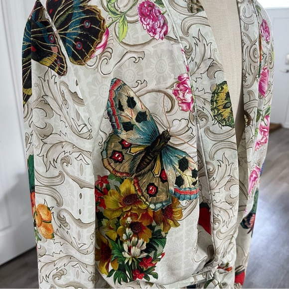 Johnny Was Evelyn Sleepwear Belted Robe Home Lounge - Picture 6 of 12